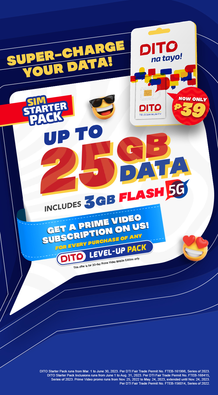 DITO SIM Starter Pack DITO